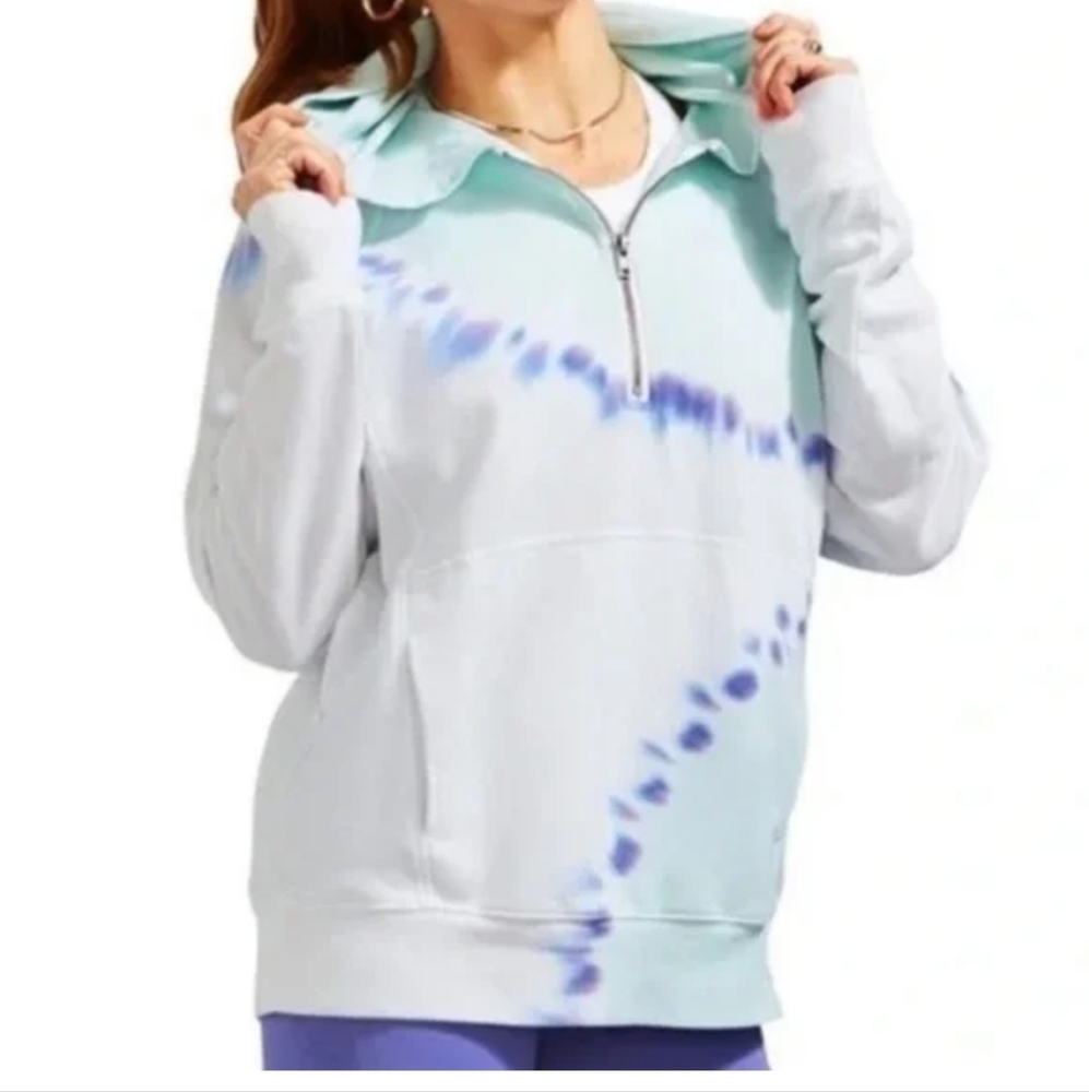 Peloton Half ZIP Tie-Dye Hoodie